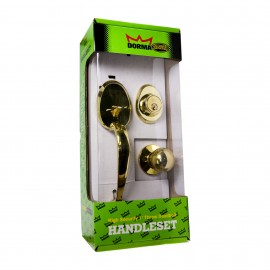 Dorma Throw Deadbolt Heavy Duty Handleset Mortise Lock DH3 Mayfair finishes US3 Polished Brass